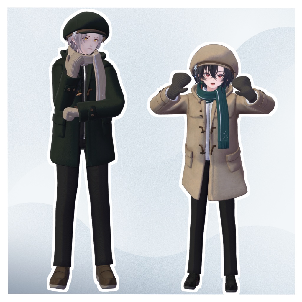 アバター向け衣装『ダッフル・フラッフ』 - By 立下あわ / CP5