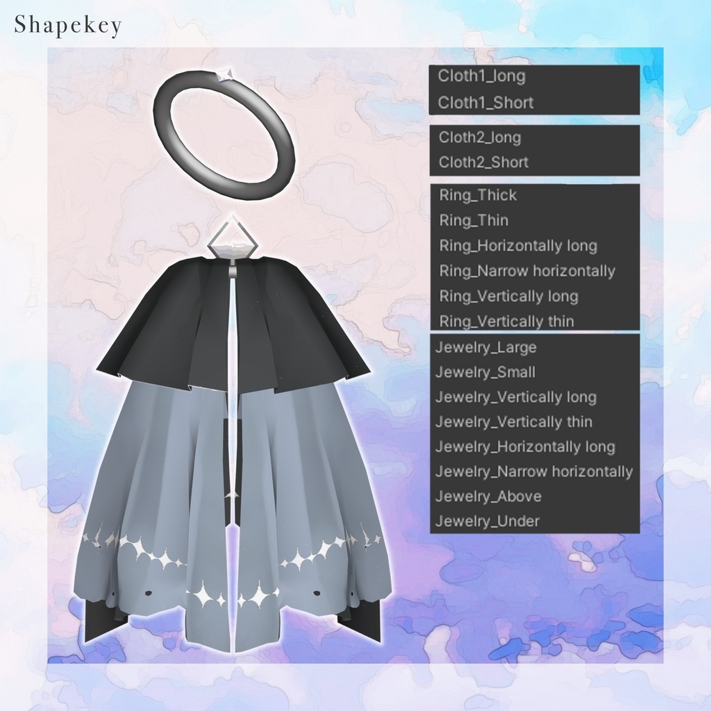 アバターアクセサリー『Cloth Wing』 - By kaitakuJP / CP26