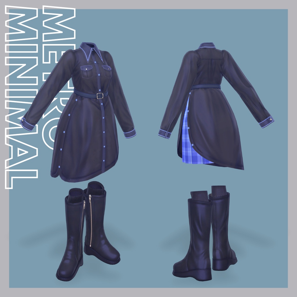 女性アバター向け衣装『メトロミニマル』 - By よねぐり / CP31