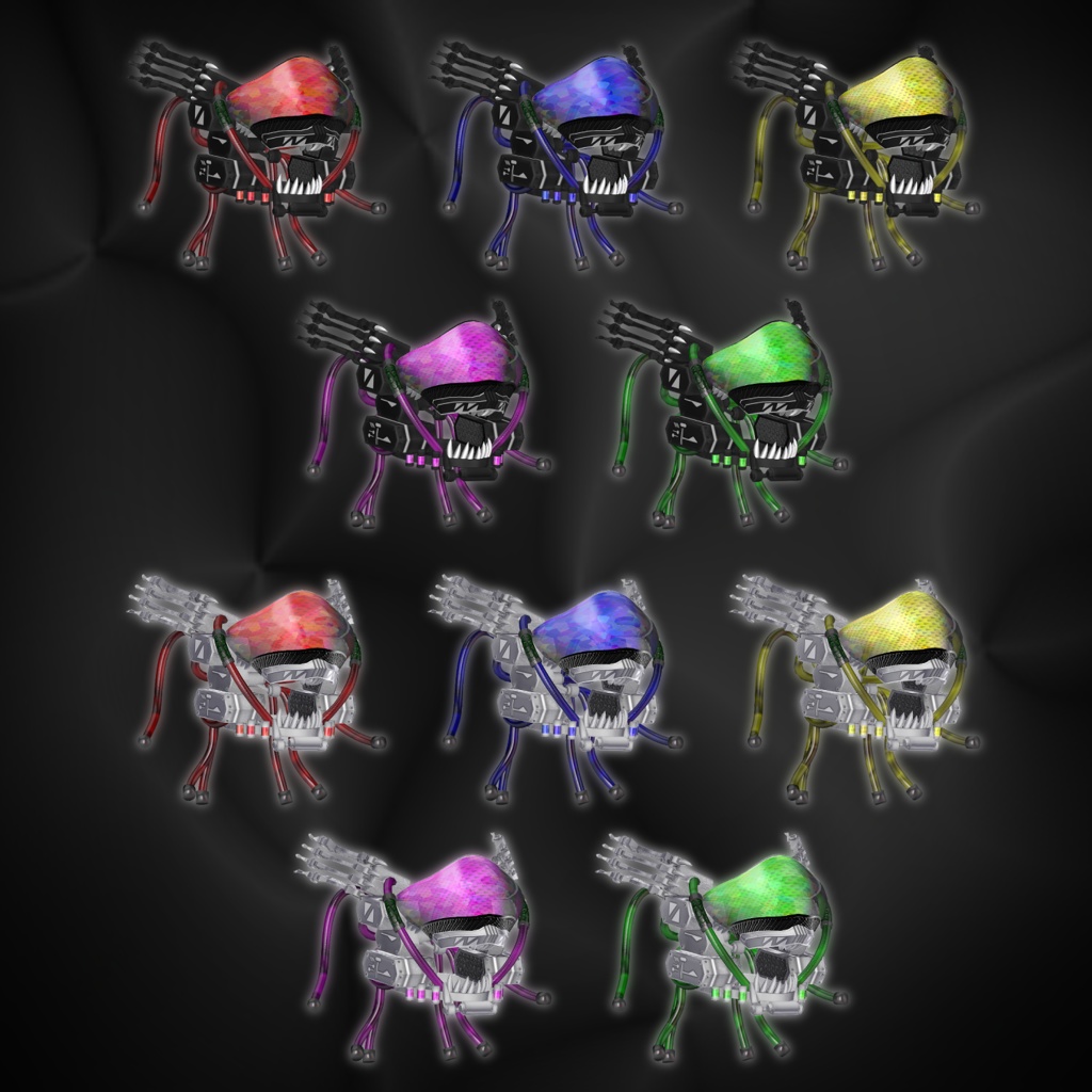 ギミック付きアバターアクセサリー『V2FACE』 - By relybird / CP43