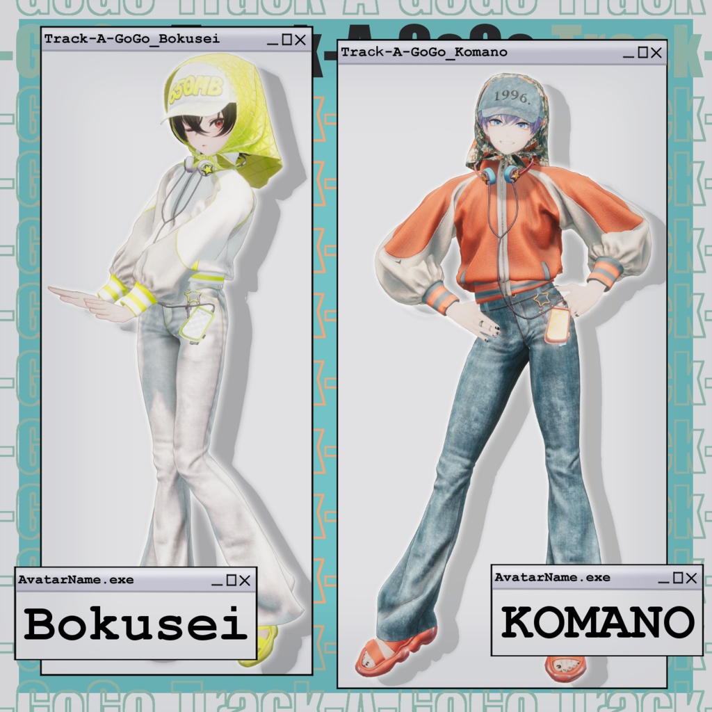 【4アバター対応】アバター向け衣装『Track-A-GoGo』 - By Magnolia / CP38