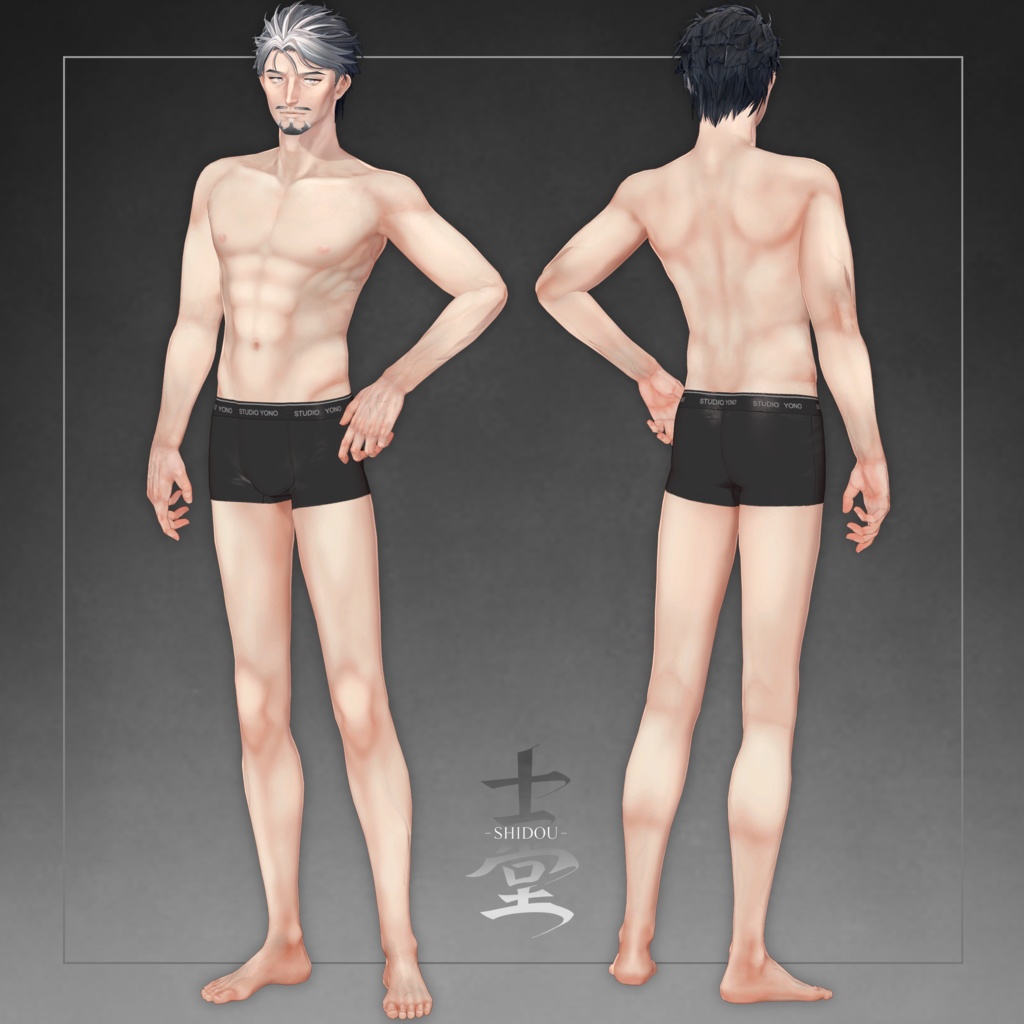 オリジナル3Dモデル『士堂 -Shidou- 』 #士堂3D #Shidou3D / AC8