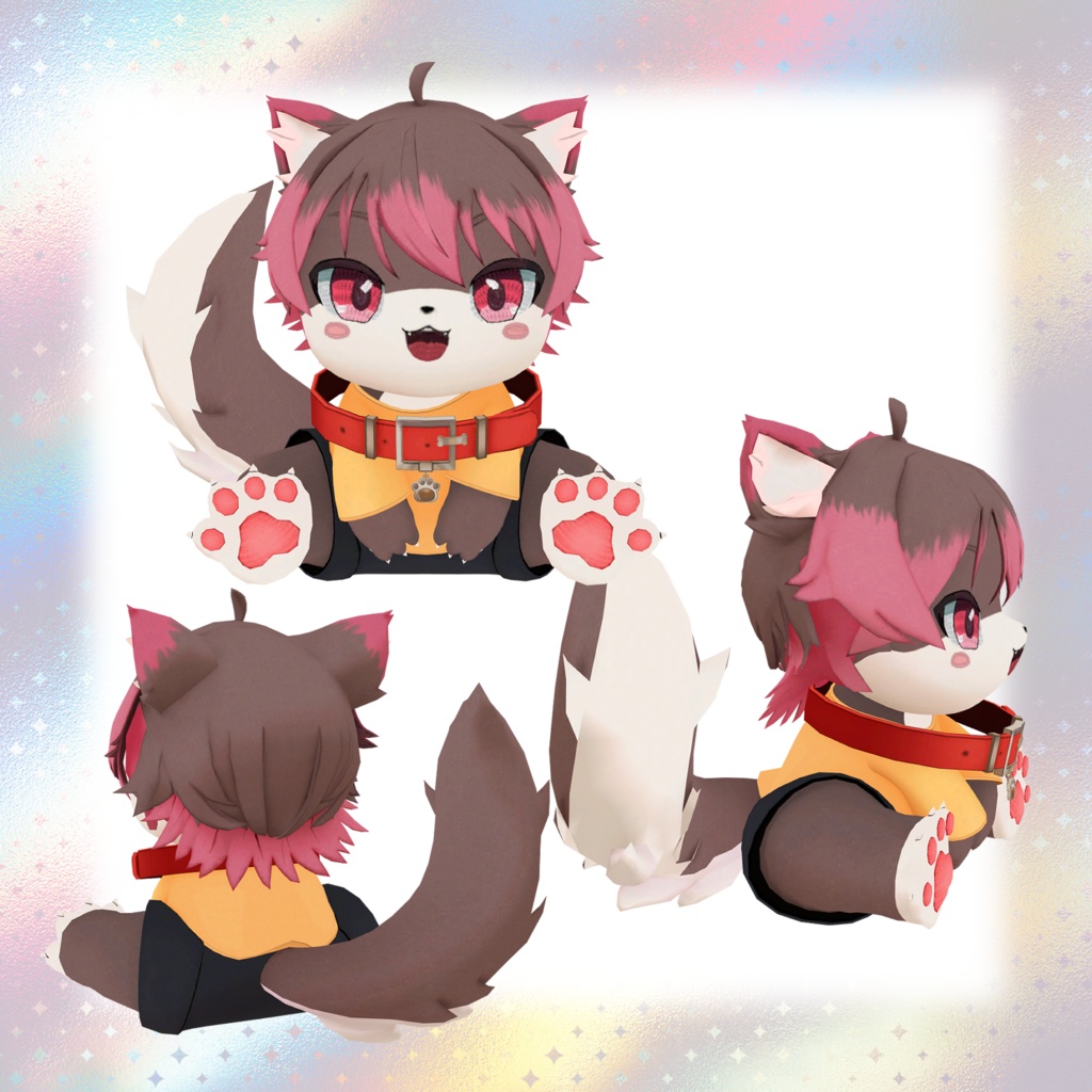 VTuber犬見るくコラボアイテム★パピるくぬいぐるみ - By DEMITASS-KUN / CP2