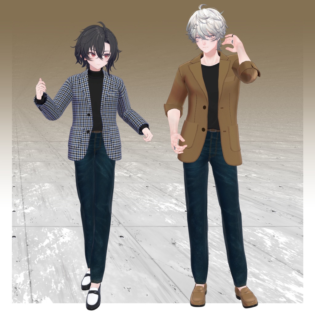 【7アバター対応】アバター向け衣装『TRAD WEAR SET』 - By 竹流 / CP1