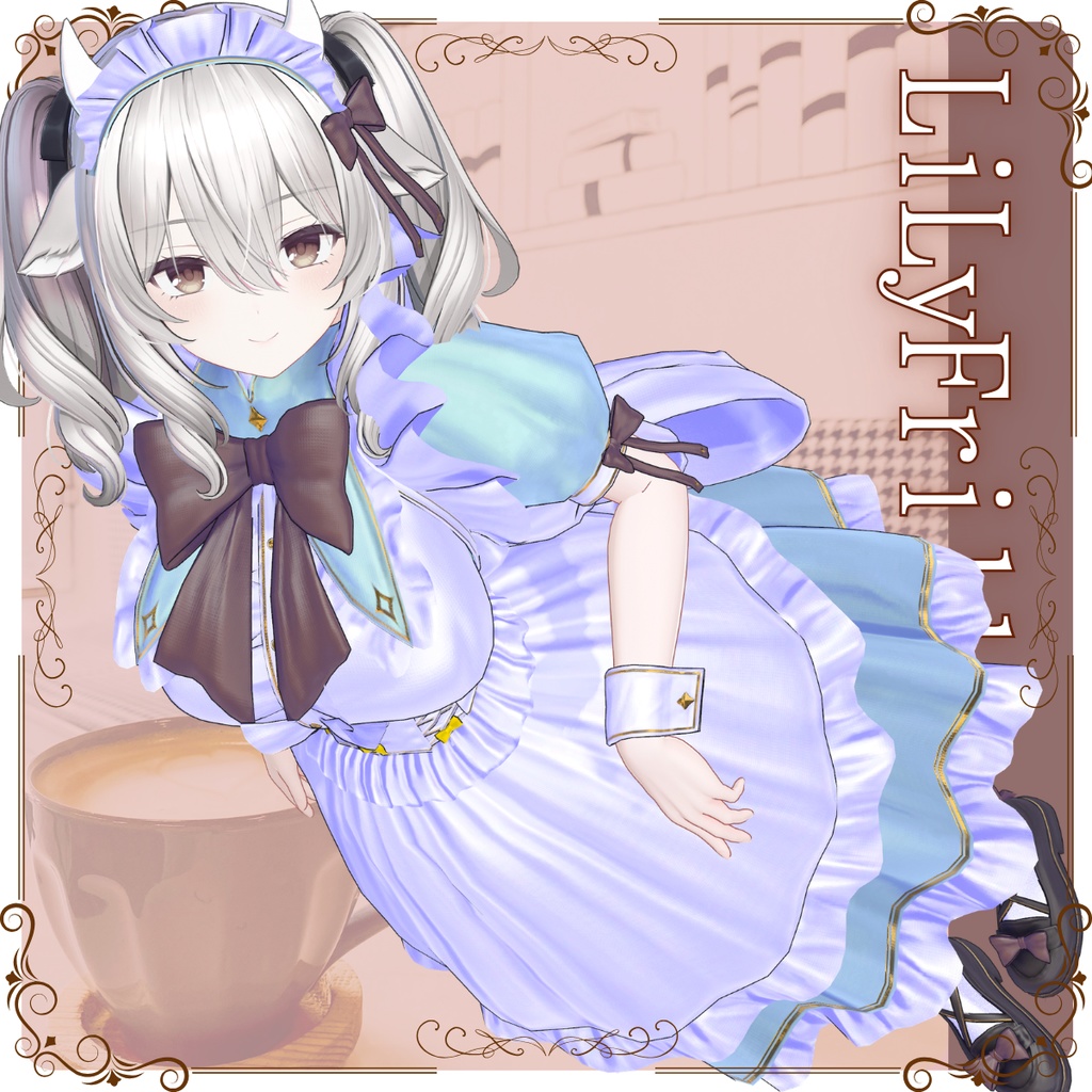 女性アバター向け衣装『リリィフリル』 - By よねぐり/ CP31