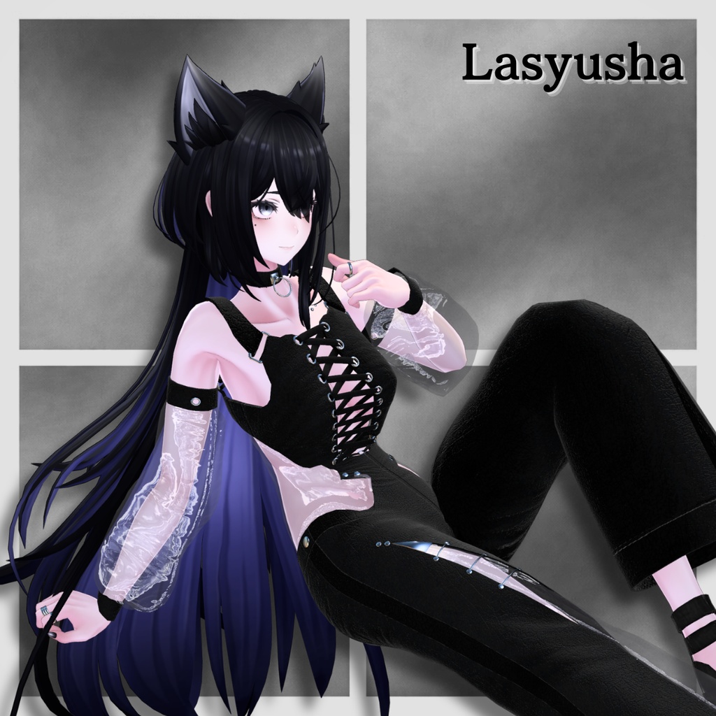 女性アバター向け衣装『Die Night_siren 』 - By とかげはうす / CP32