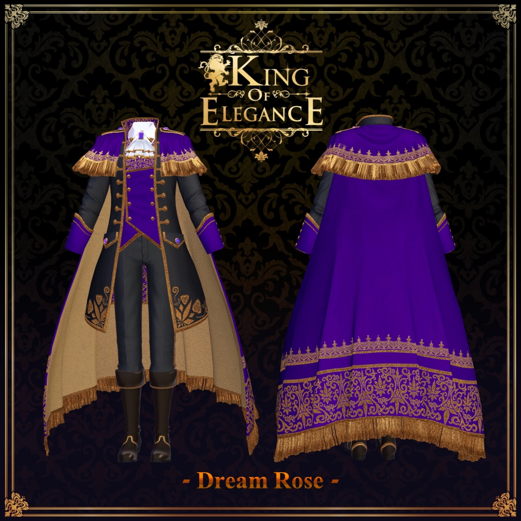 男性アバター向け衣装『King of Elegance』 - By 竹流/ CP1