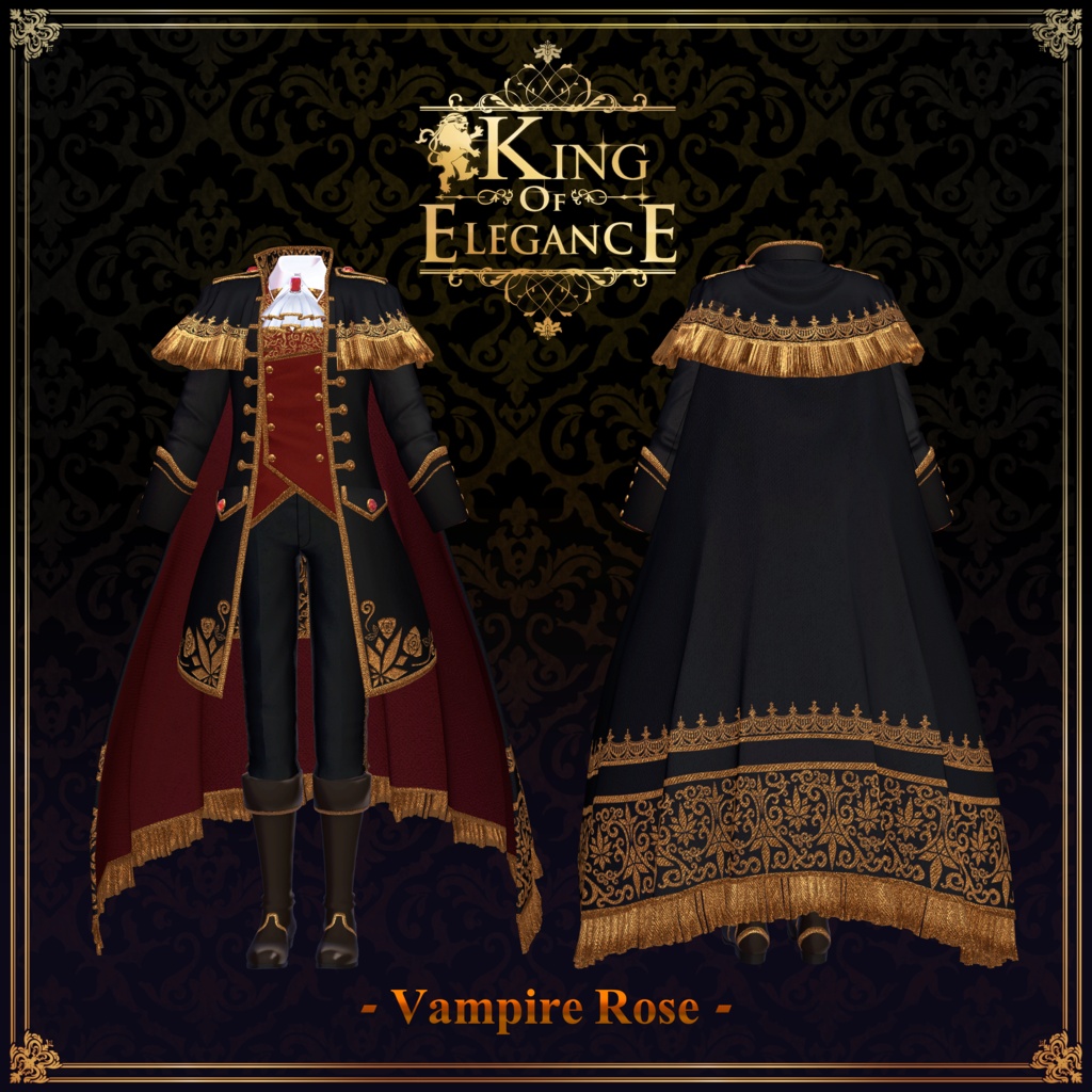 男性アバター向け衣装『King of Elegance』 - By 竹流/ CP1