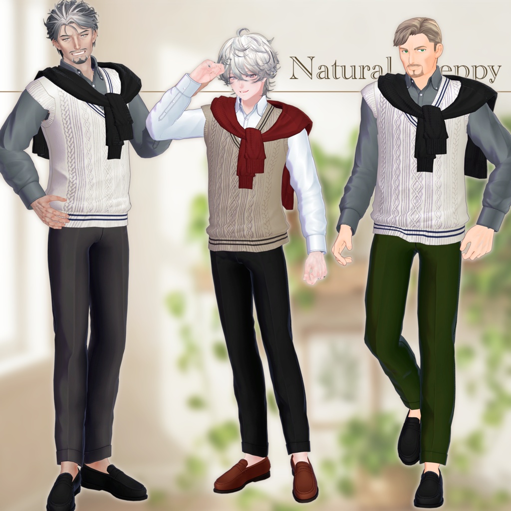 【✨期間限定セール中✨】男性アバター向け衣装『NaturalPreppy』 - By 竹流 / CP1