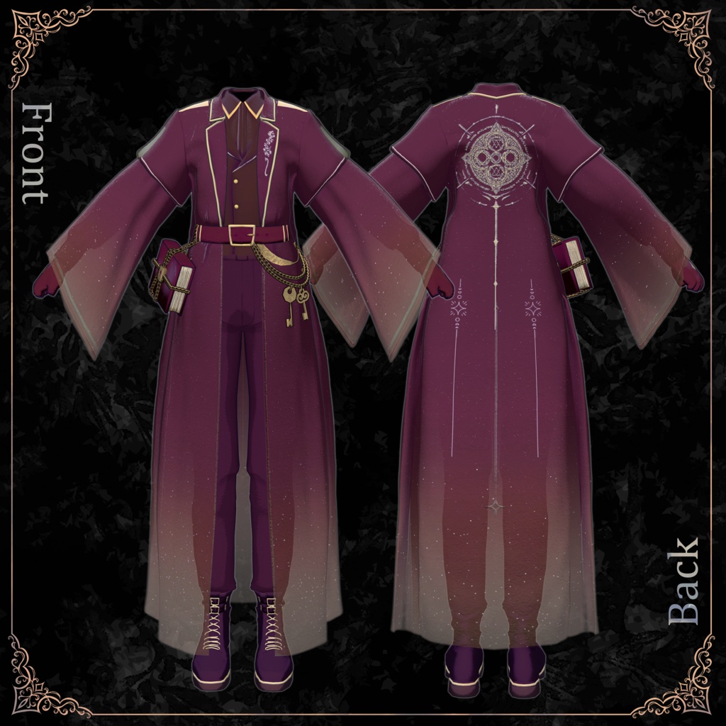 【✨期間限定セール中✨】男性アバター向け衣装『Alos -アロス-』 - By 雪花しん/shin / CP54