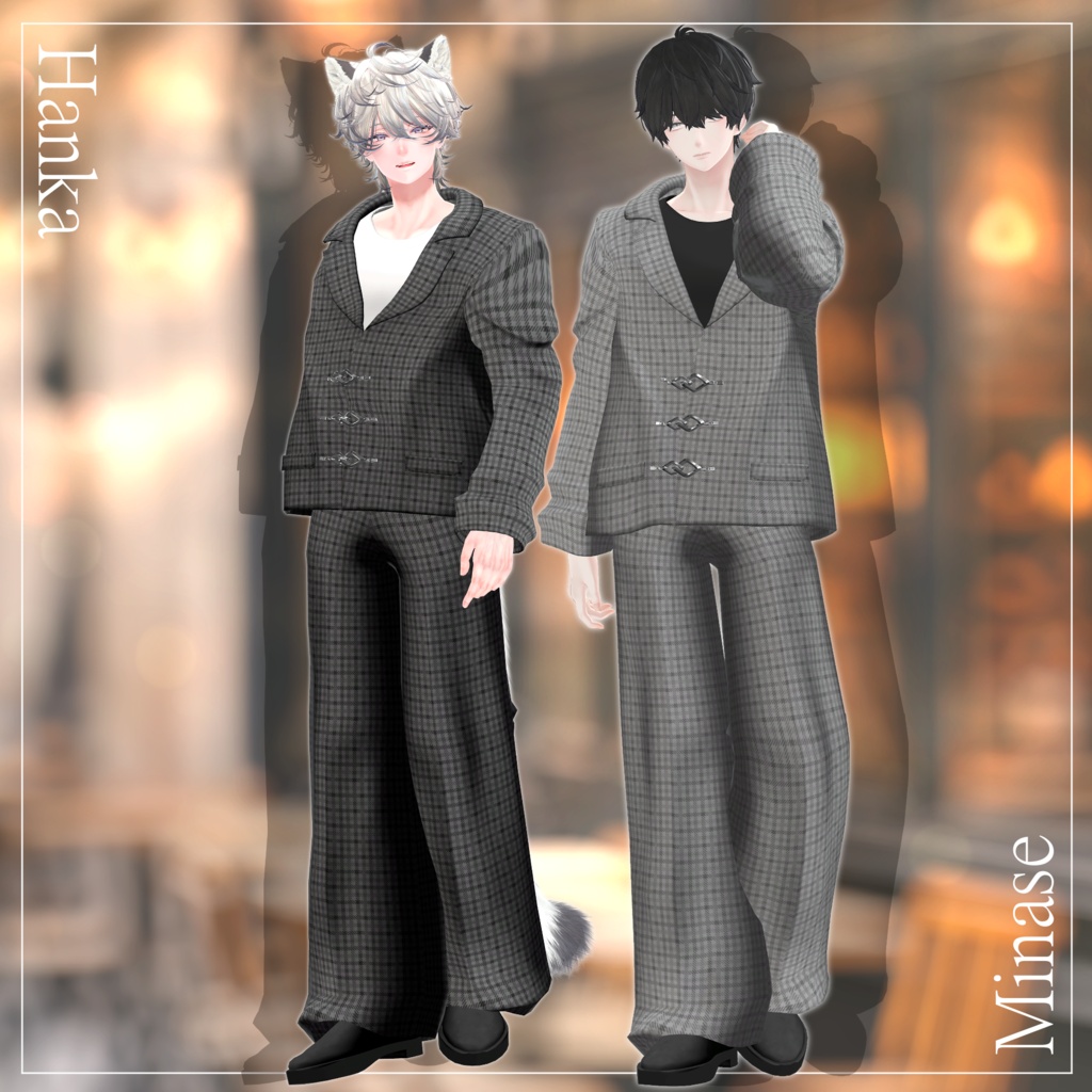 【✨期間限定セール中✨】男性アバター向け衣装『オータムセットアップ』 - By やきねぎ / CP52