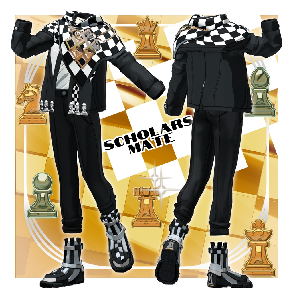 【✨期間限定セール中✨】男性アバター向け衣装『Scholars Mate』 - By DEMITASS-KUN / CP2
