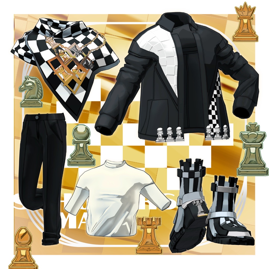 【✨期間限定セール中✨】男性アバター向け衣装『Scholars Mate』 - By DEMITASS-KUN / CP2