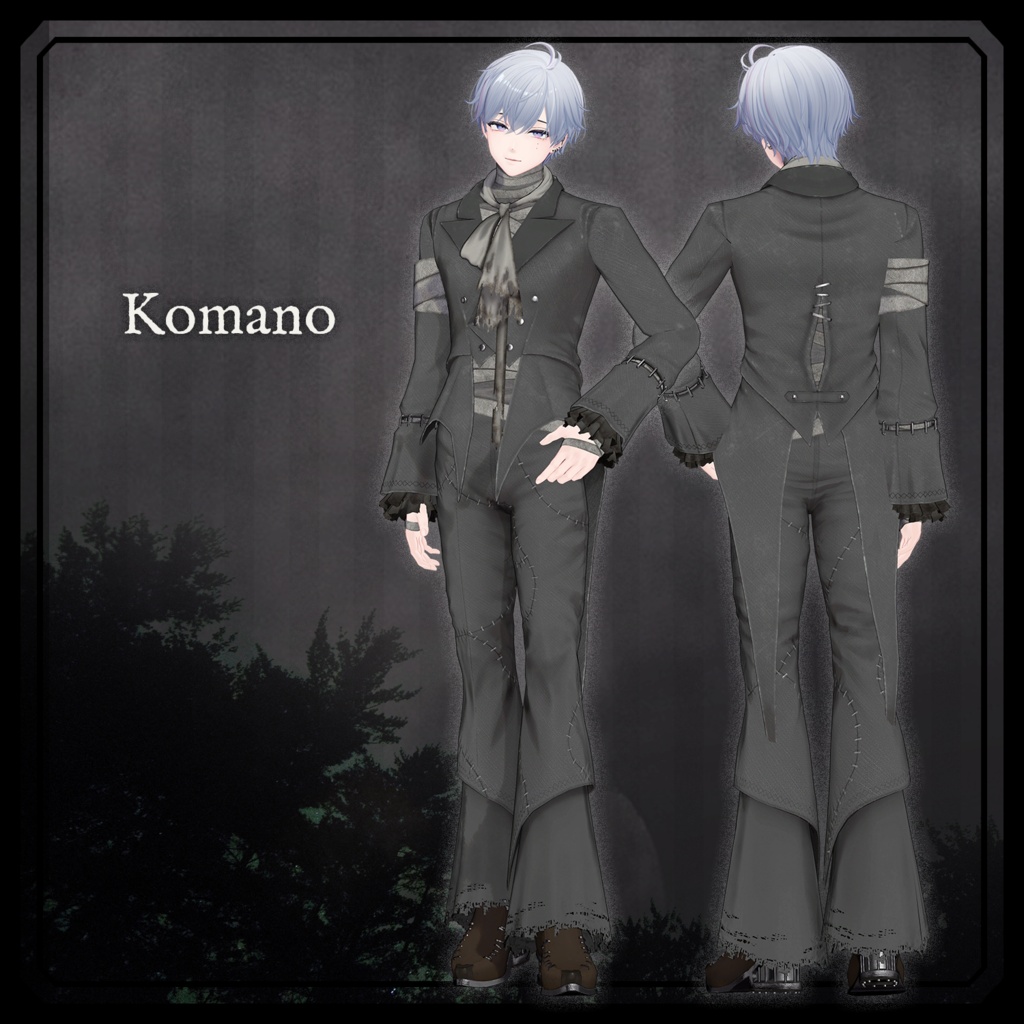 【✨期間限定セール中✨】男性アバター向け衣装『Unburied Tailcoat』 - By imya / CP7