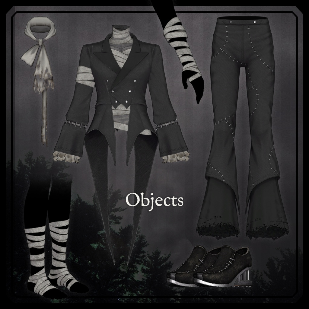 【✨期間限定セール中✨】男性アバター向け衣装『Unburied Tailcoat』 - By imya / CP7
