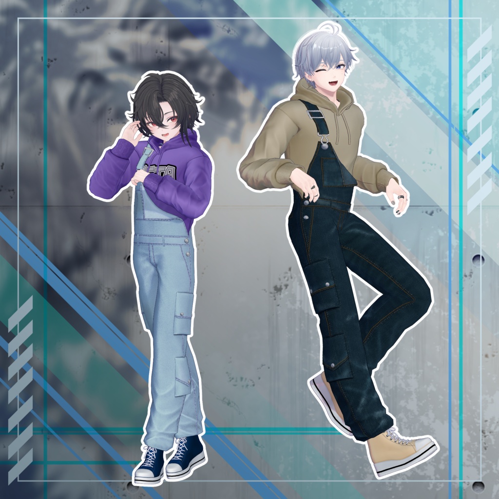 【✨期間限定セール中✨】アバター向け衣装『OVER:ALL』 - By 竹流 / CP1
