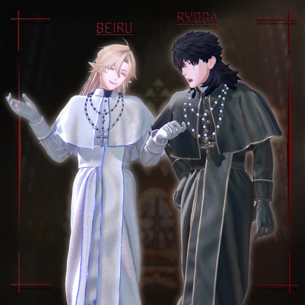 【✨期間限定セール中✨】男性アバター向け衣装『MISERERE-Vesper Priest』 - By Magnolia / CP38