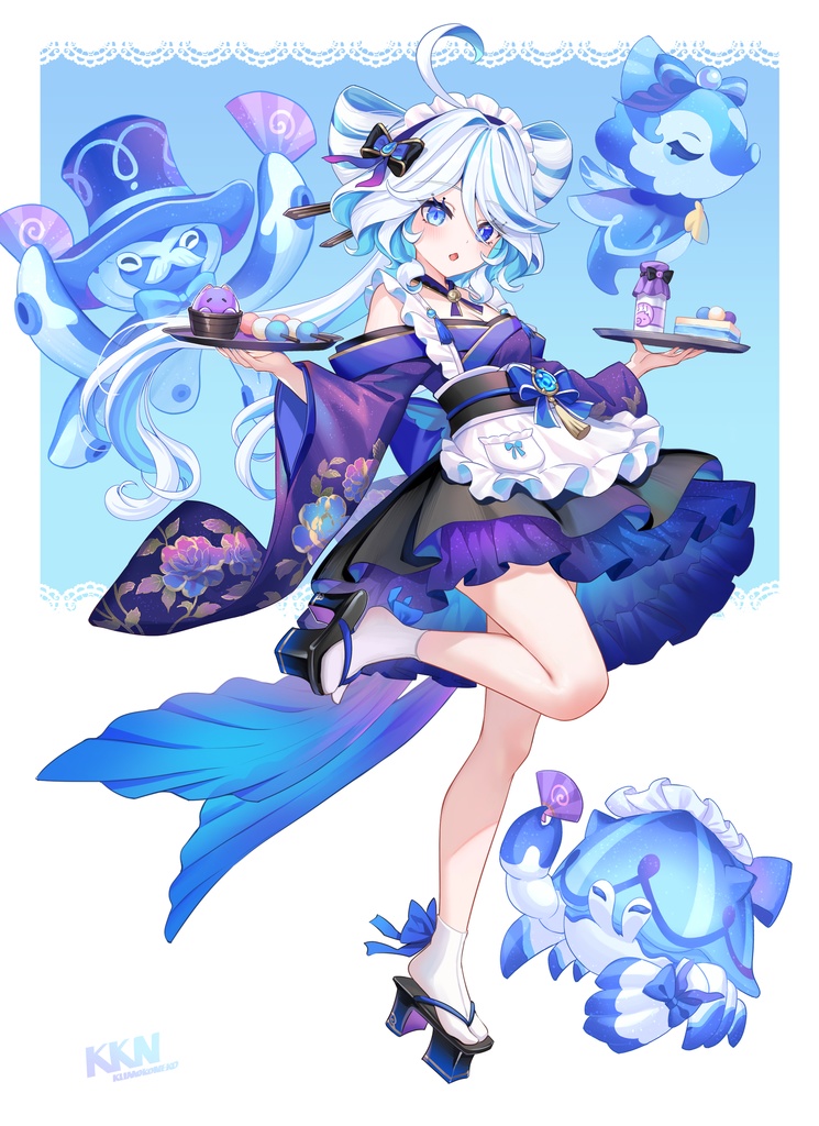 「C106」フリーナ稲妻メイド服アクスタ