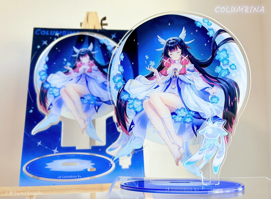 【C107新作】コロンビーナアクリルスタンドプレート