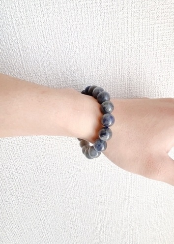 霊的覚醒・人生の道しるべに!大玉アイオライトブレスレット✨