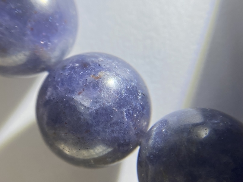 霊的覚醒・人生の道しるべに!大玉アイオライトブレスレット✨