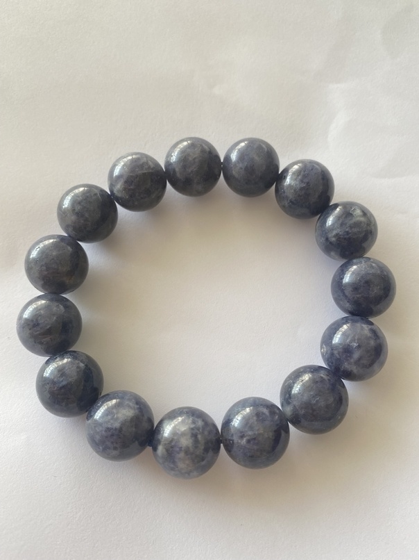 霊的覚醒・人生の道しるべに!大玉アイオライトブレスレット✨