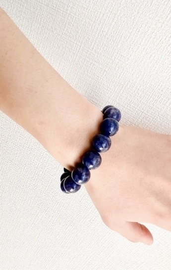 霊的覚醒・人生の道しるべに!大玉アイオライトブレスレット✨