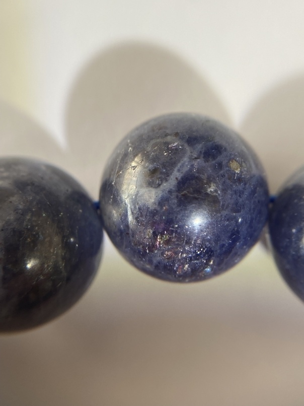 霊的覚醒・人生の道しるべに!大玉アイオライトブレスレット✨