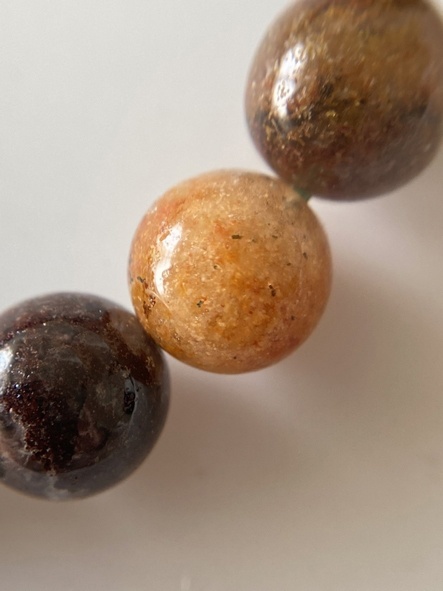 内包物ミチミチ✨ガーデンクオーツブレスレット