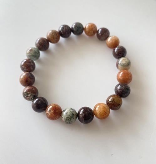 内包物ミチミチ✨ガーデンクオーツブレスレット