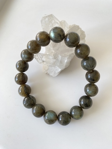 宇宙エネルギー月と太陽✨ラブラドライトブレスレット✨