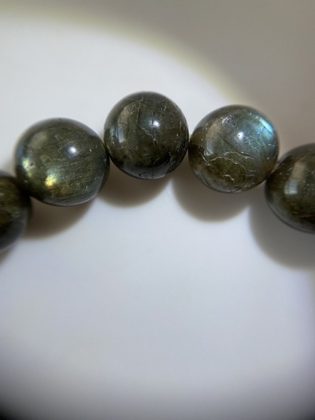 宇宙エネルギー月と太陽✨ラブラドライトブレスレット✨