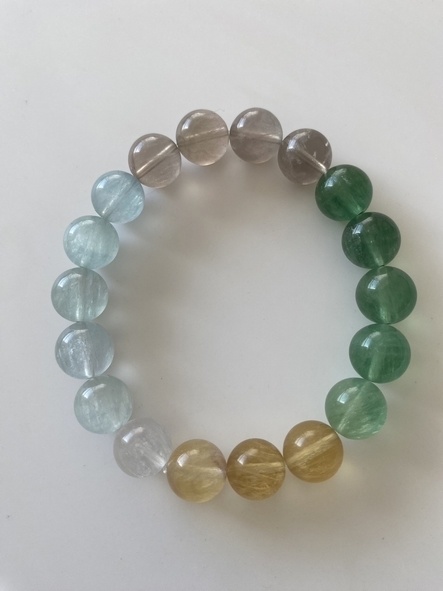 天使の癒し👼ミックスフローライトブレスレット👼