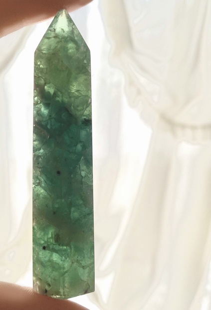 グリーンフローライトポイント(置物)