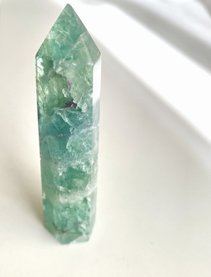 グリーンフローライトポイント(置物)