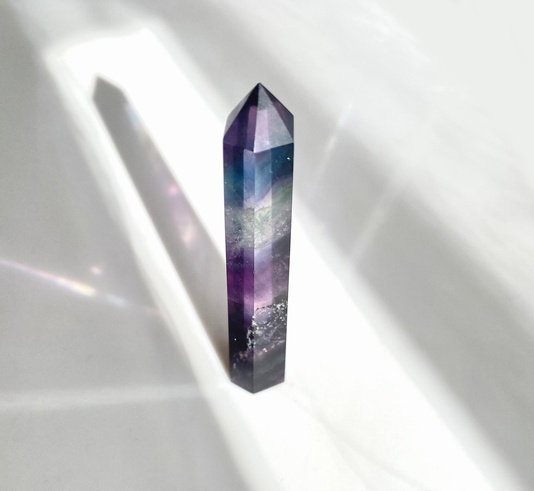 レインボーフローライト(置物)