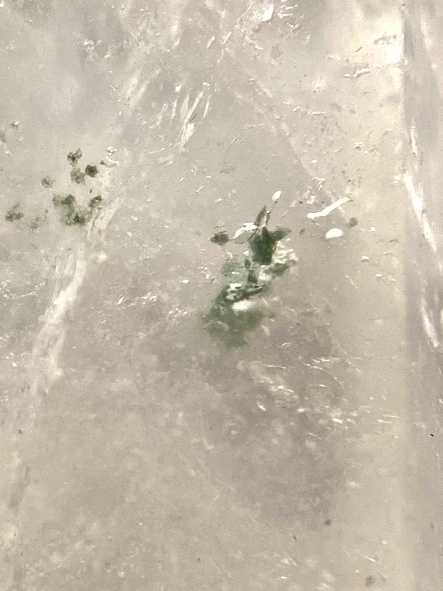 ちっちゃい苔入りヒマラヤ水晶ポイント🍀置き物