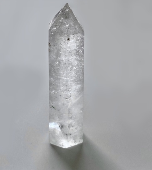 ちっちゃい苔入りヒマラヤ水晶ポイント🍀置き物