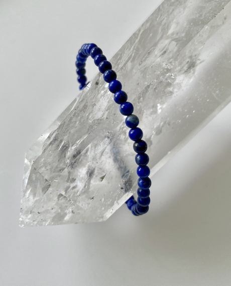 ✨高い霊性を持つ✨ラピスラズリ細身4mmブレスレット