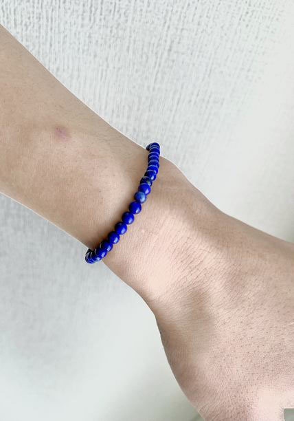 ✨高い霊性を持つ✨ラピスラズリ細身4mmブレスレット