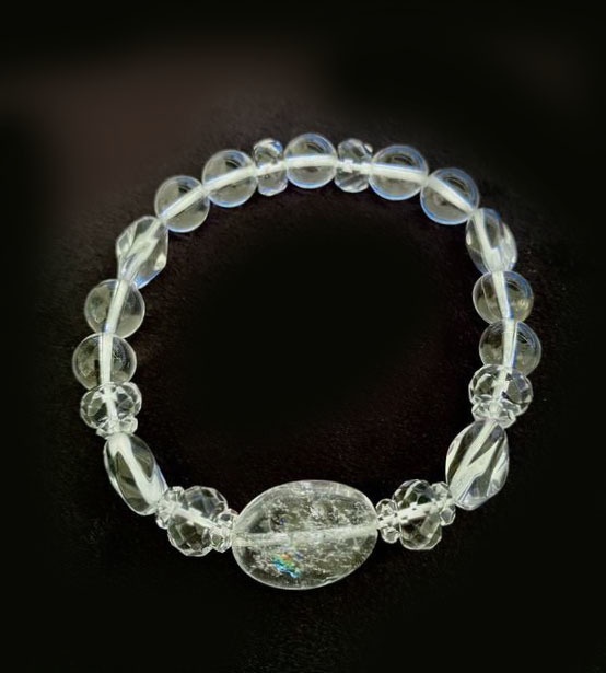 ✨浄化に特化!オーバルのオリジナルデザイン水晶ブレスレット✨