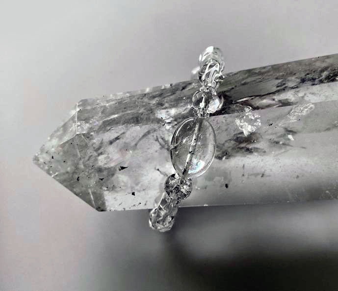 ✨浄化に特化!オーバルのオリジナルデザイン水晶ブレスレット✨