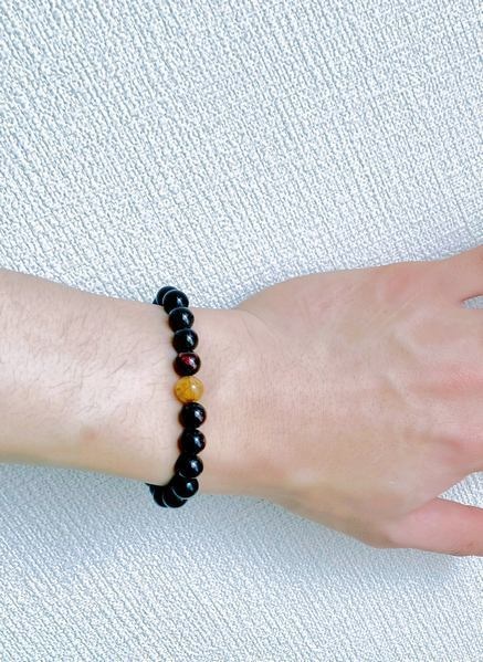 仕事運に特化✨ルチルいっぱいデザインブレスレット