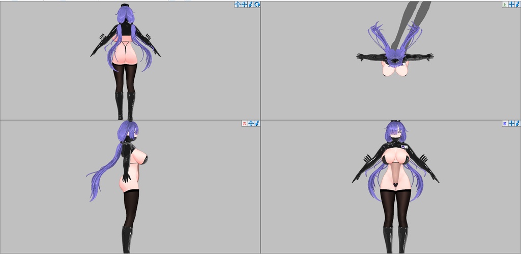 【MMDモデル】モガドール/ Azur Lane · MHF Mogador