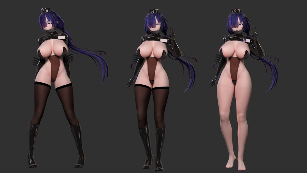 【MMDモデル】モガドール/ Azur Lane · MHF Mogador