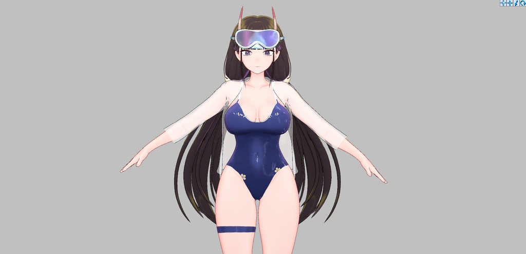【MMDモデル】アズールレーン/ Azur Lane · Noshiro Swim