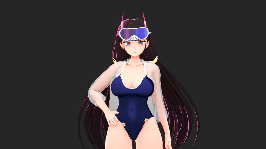 【MMDモデル】アズールレーン/ Azur Lane · Noshiro Swim