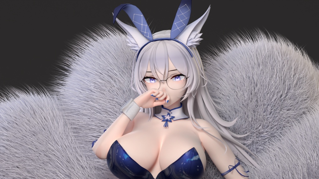 【MMDモデル】アズールレーン/ Azur Lane · Shinano BunnyGirl&Chibi