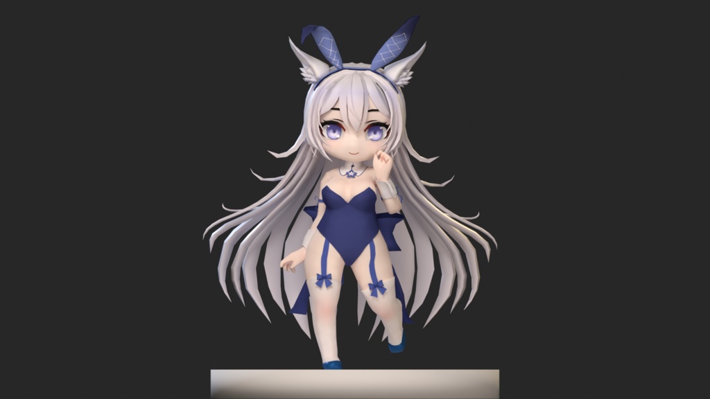 【MMDモデル】アズールレーン/ Azur Lane · Shinano BunnyGirl&Chibi