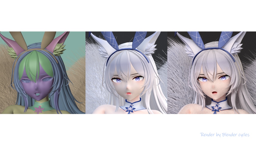 【MMDモデル】アズールレーン/ Azur Lane · Shinano BunnyGirl&Chibi